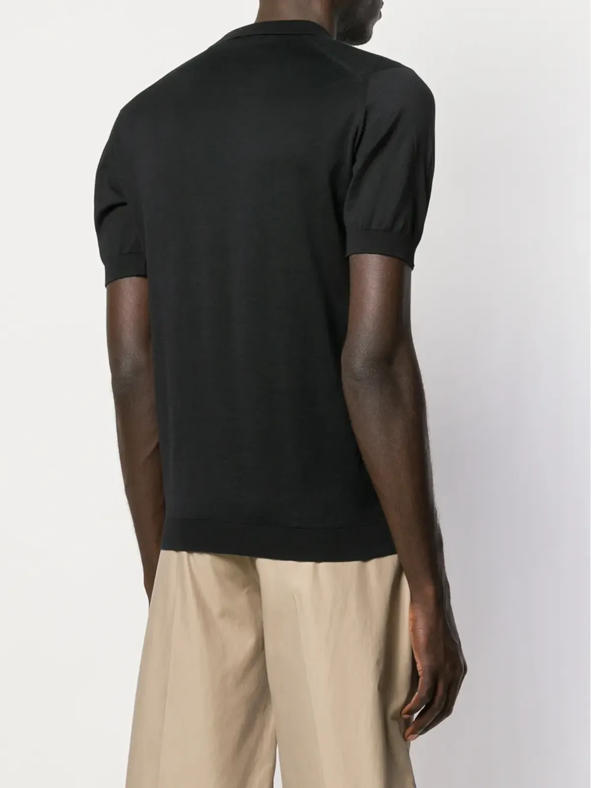 John Smedley 開襟ポロシャツ - 画像4