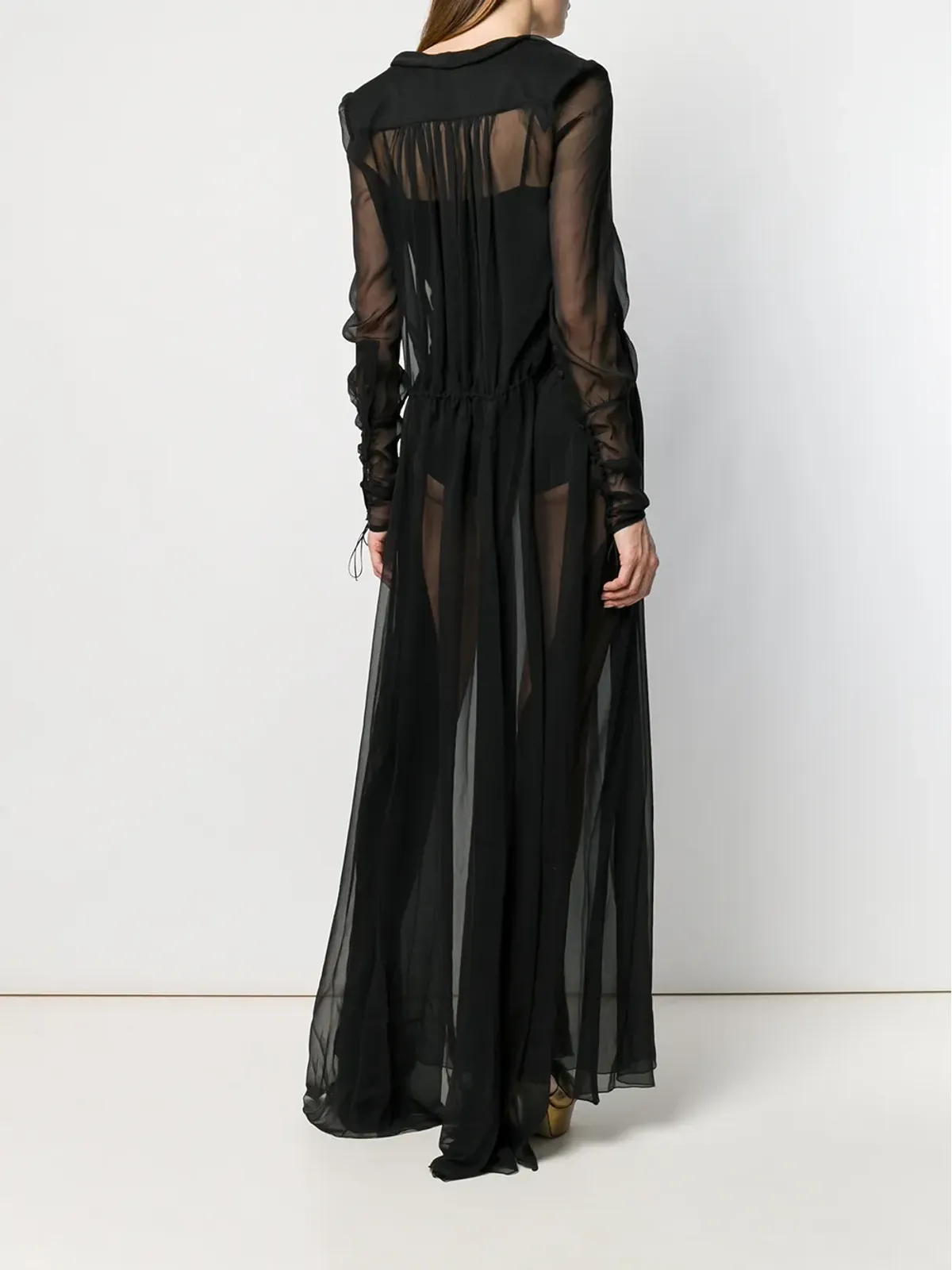 Saint Laurent シアー マキシドレス - 画像4