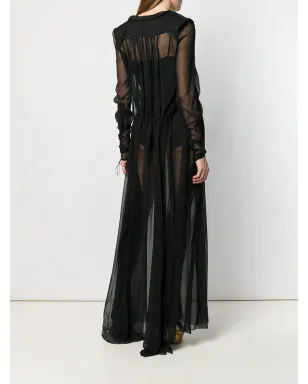 Saint Laurent シアー マキシドレス - サムネイル4
