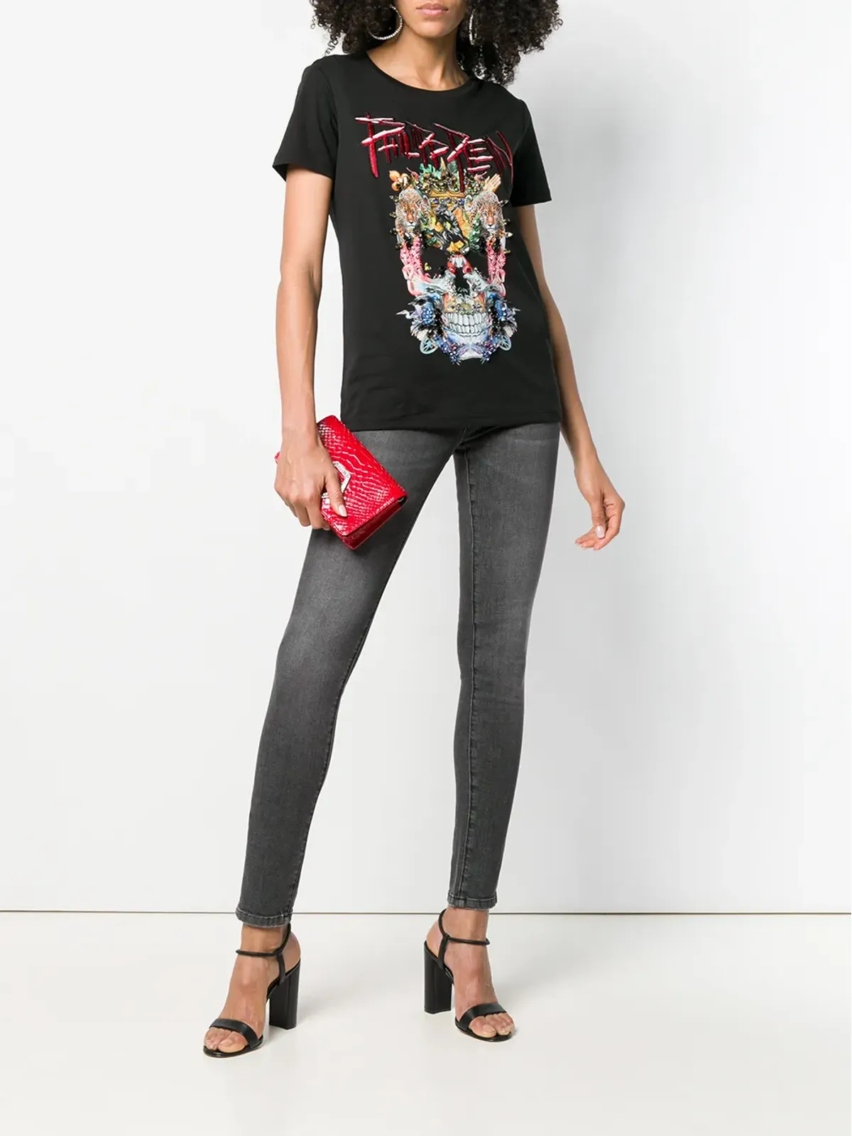 Philipp Plein スリムフィットジーンズ - 画像2
