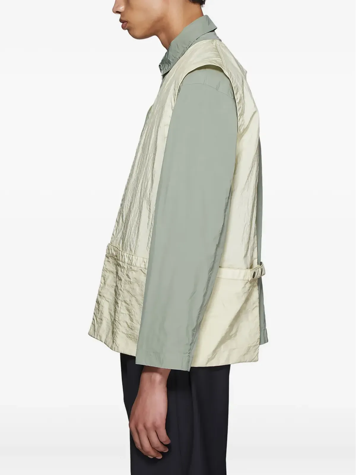 Jil Sander セウル ベルトバックディテール ベスト - 画像3