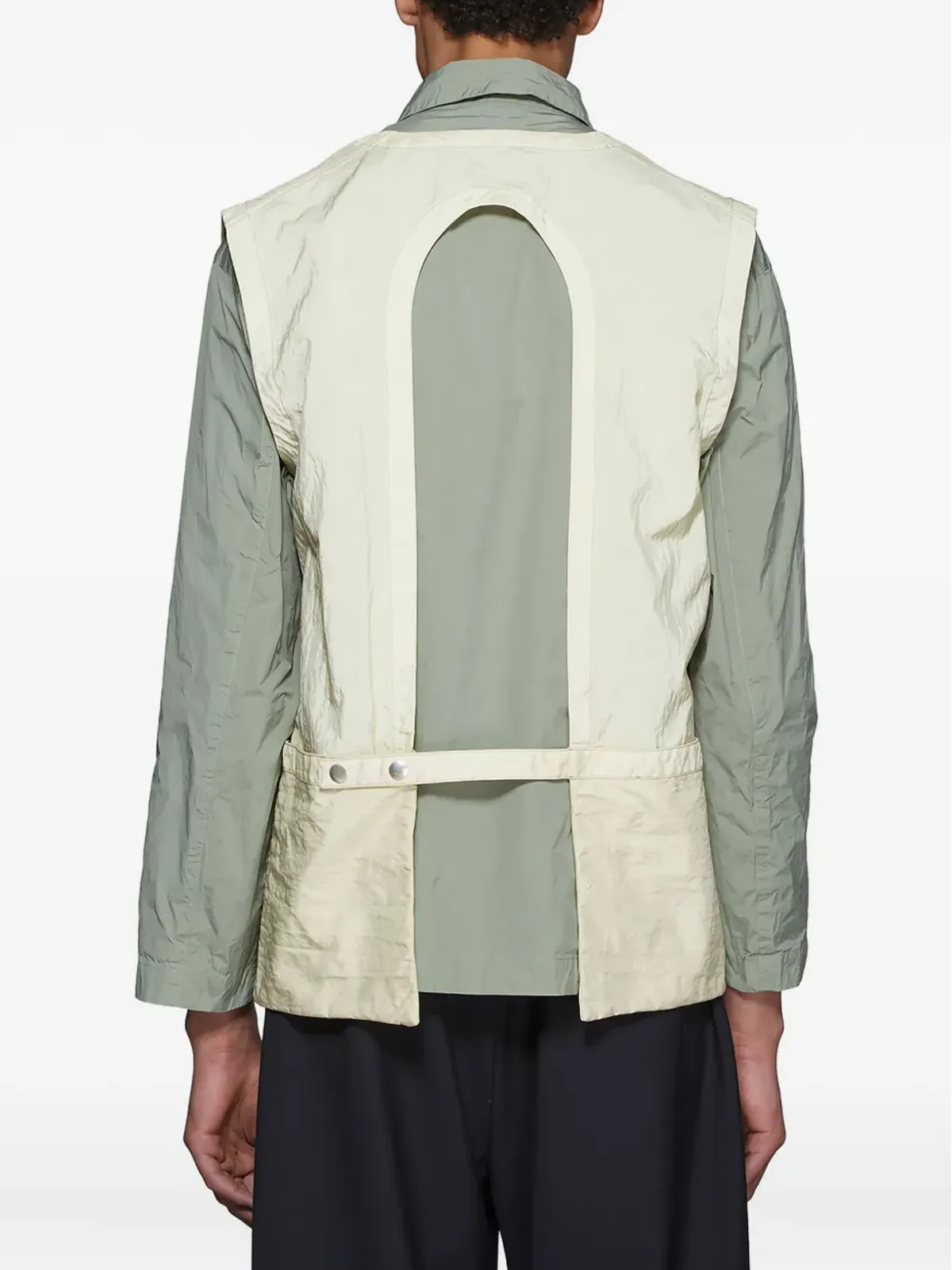 Jil Sander セウル ベルトバックディテール ベスト - 画像4