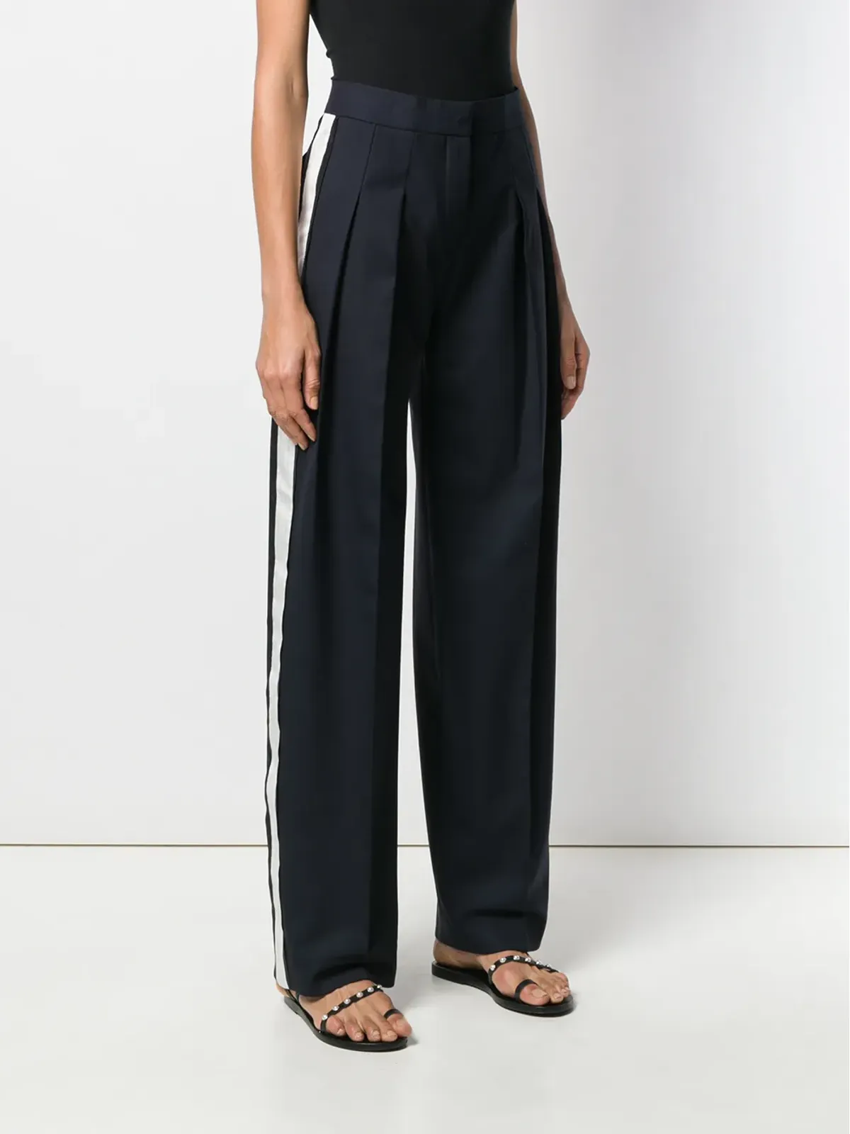 Victoria Victoria Beckham ワイドレッグ テーラードパンツ - 画像3