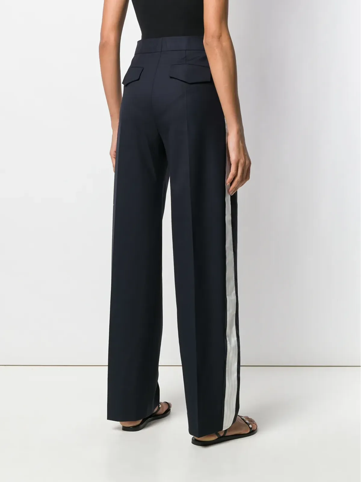 Victoria Victoria Beckham ワイドレッグ テーラードパンツ - 画像4