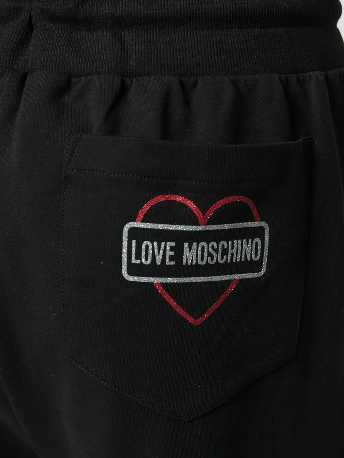 Love Moschino ハートプリントスウェットパンツ - 画像5