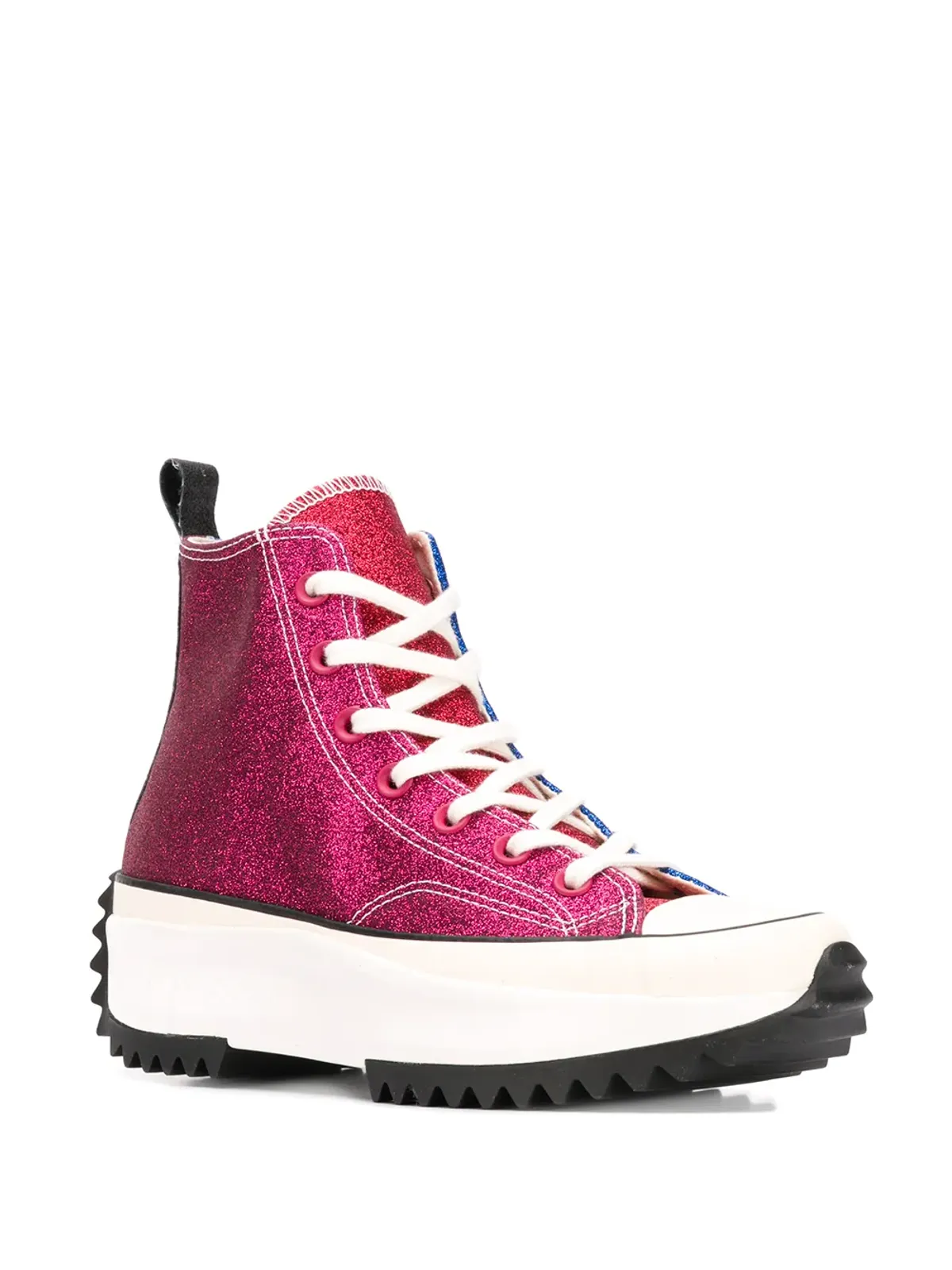 JW Anderson x JW Anderdon Run Star Hike Hi Glitter Pack スニーカー - ピンク - 画像2