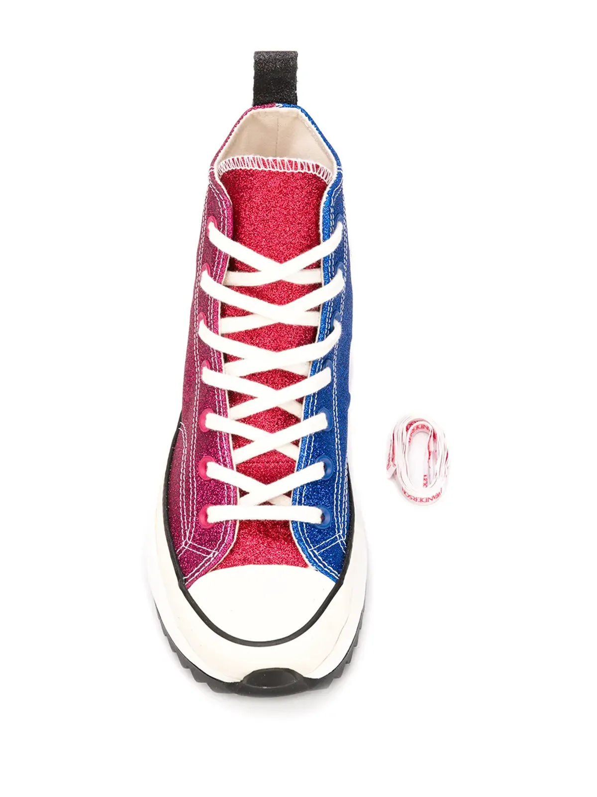 JW Anderson x JW Anderdon Run Star Hike Hi Glitter Pack スニーカー - ピンク - 画像4