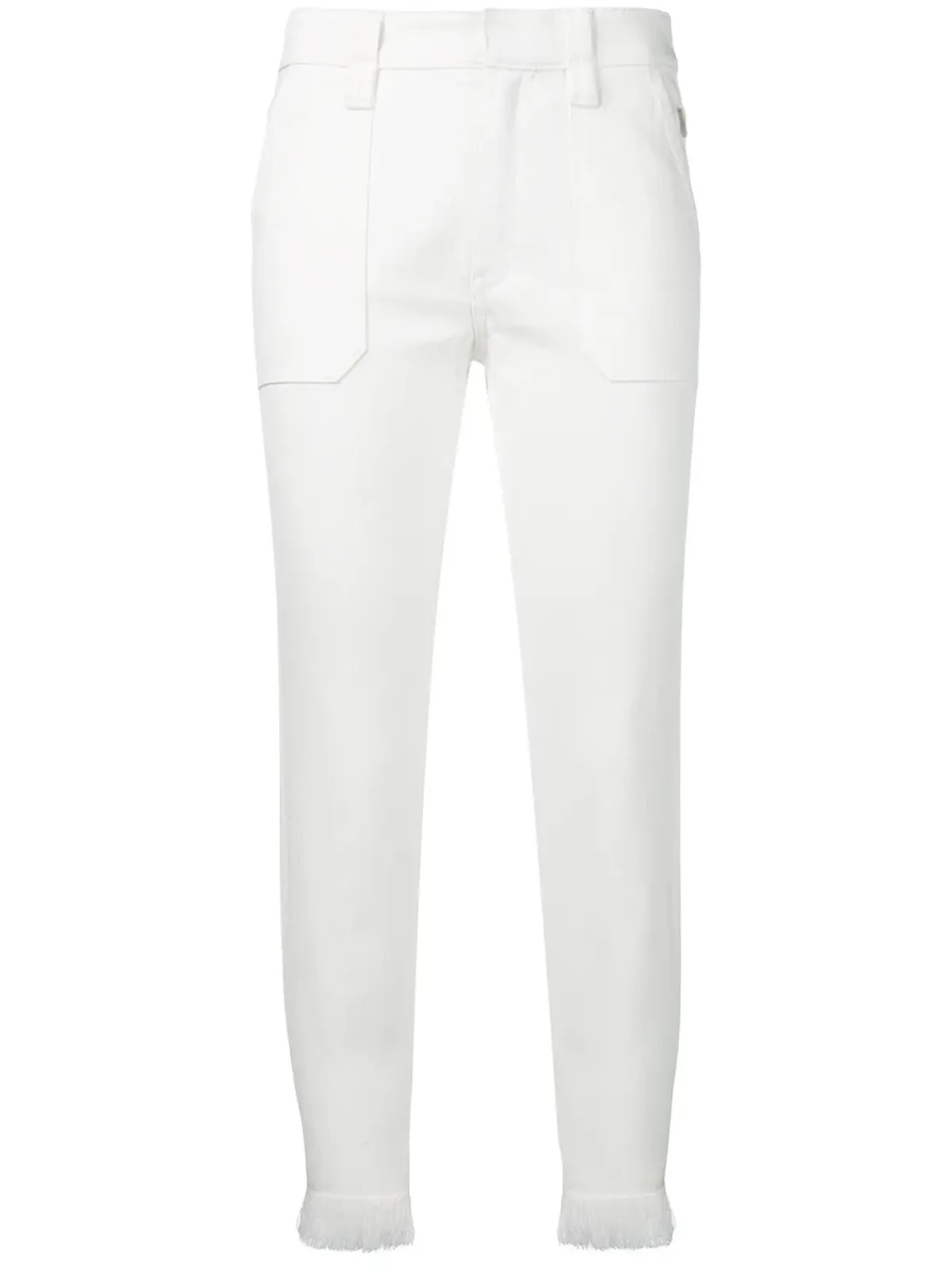Chloé フリンジトリムジーンズ - White - 画像1