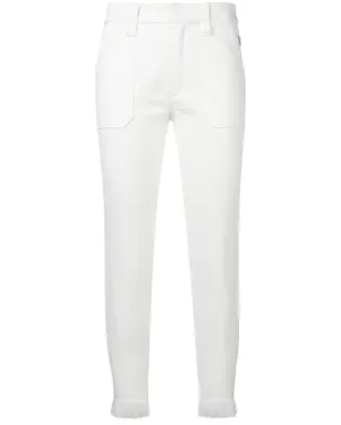 Chloé フリンジトリムジーンズ - White - サムネイル1