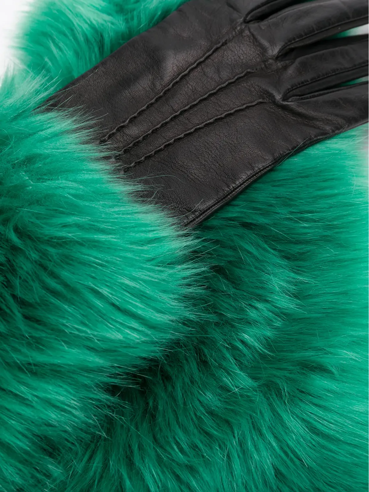 Prada Pre-Owned 2000 ファーライニング グローブ - 画像2