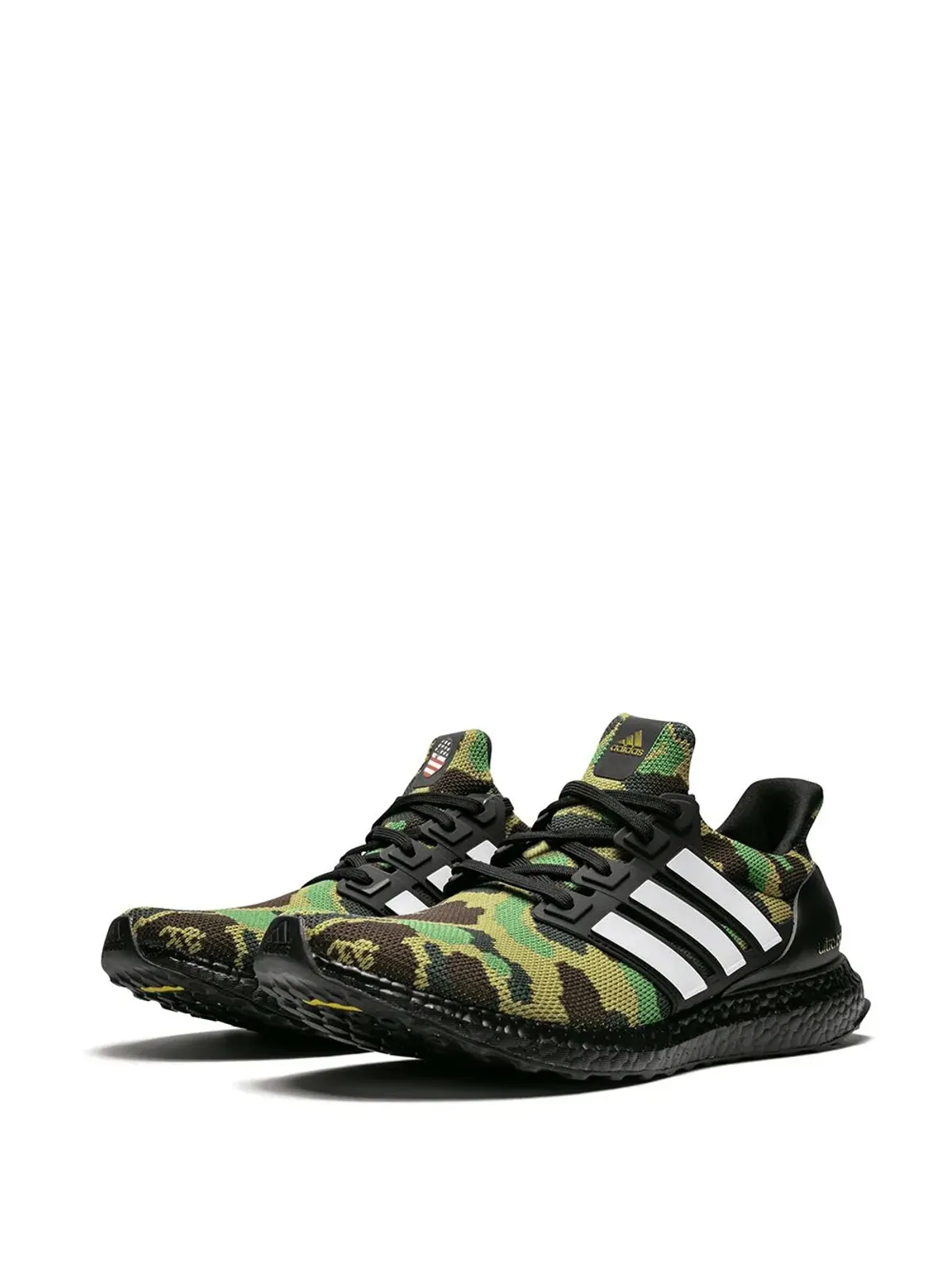 adidas x BAPE Ultraboost 1st カモグリーン/ブラック スニーカー - 画像2
