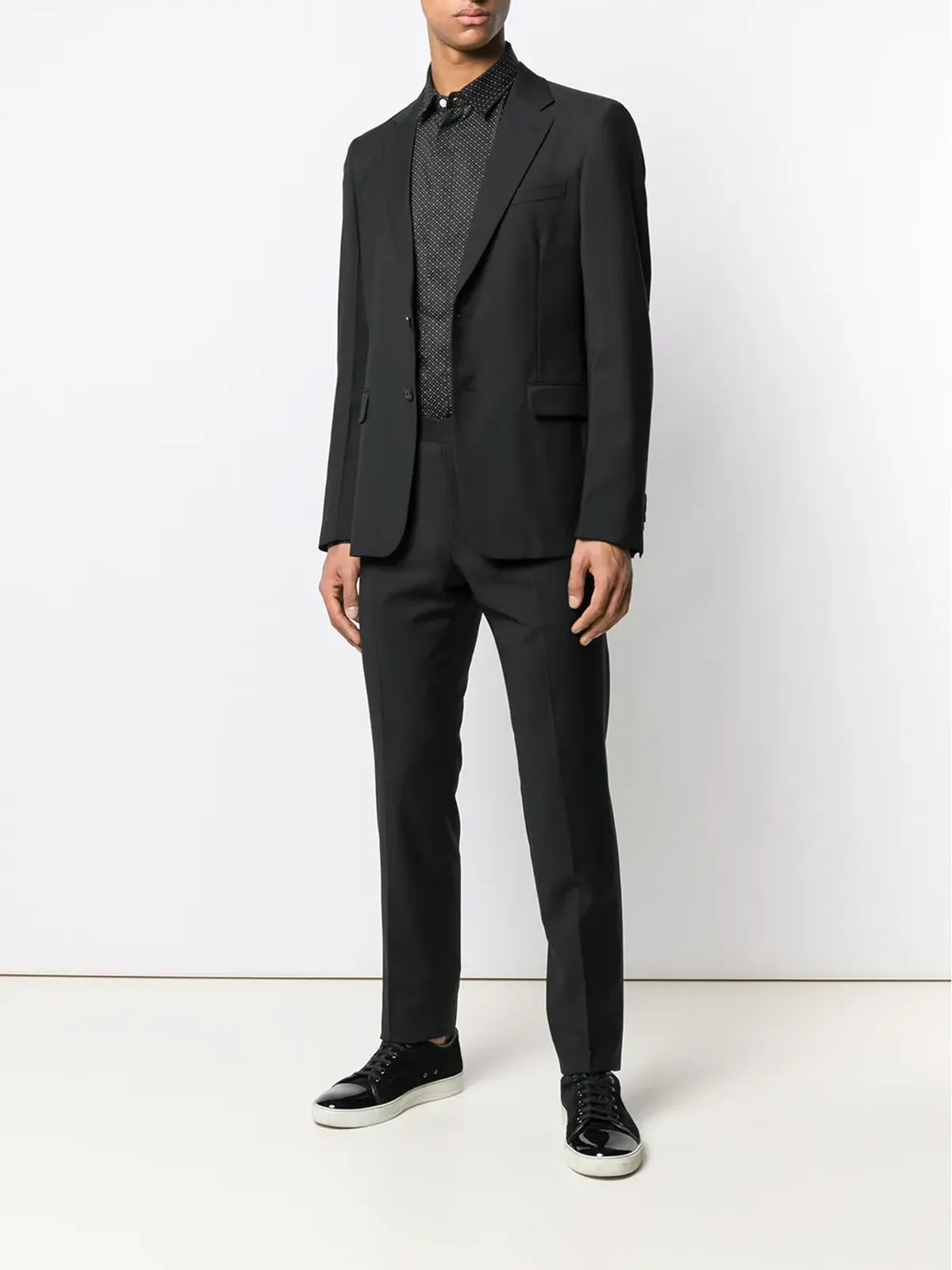 Emporio Armani ポルカドット柄シャツ - ブラック - 画像2