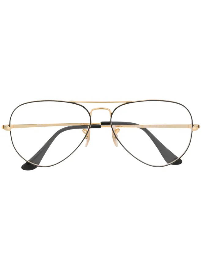 Ray-Ban Ray-Ban アビエータフレーム眼鏡 ゴールドの商品画像