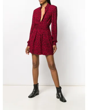 Saint Laurent レオパード柄ドレス - サムネイル2