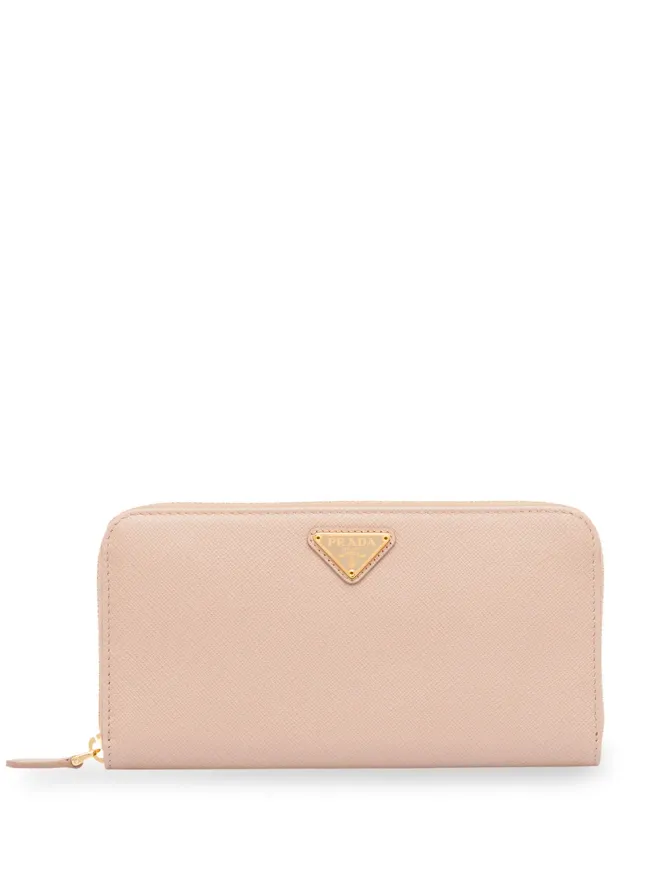 Prada Prada レザー ロゴプレート ウォレットの商品画像