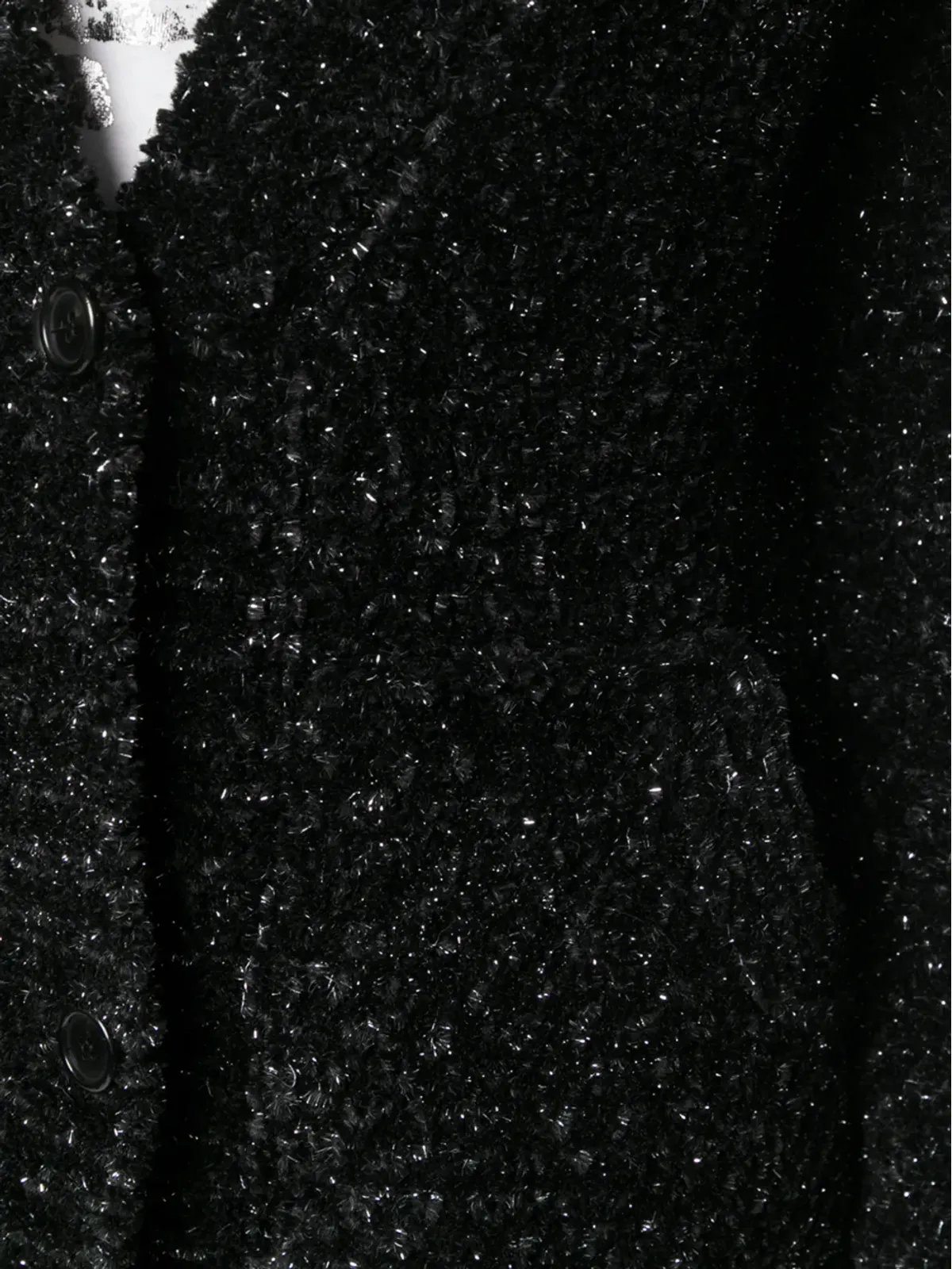Saint Laurent メタリックVネック カーディガン - 画像5