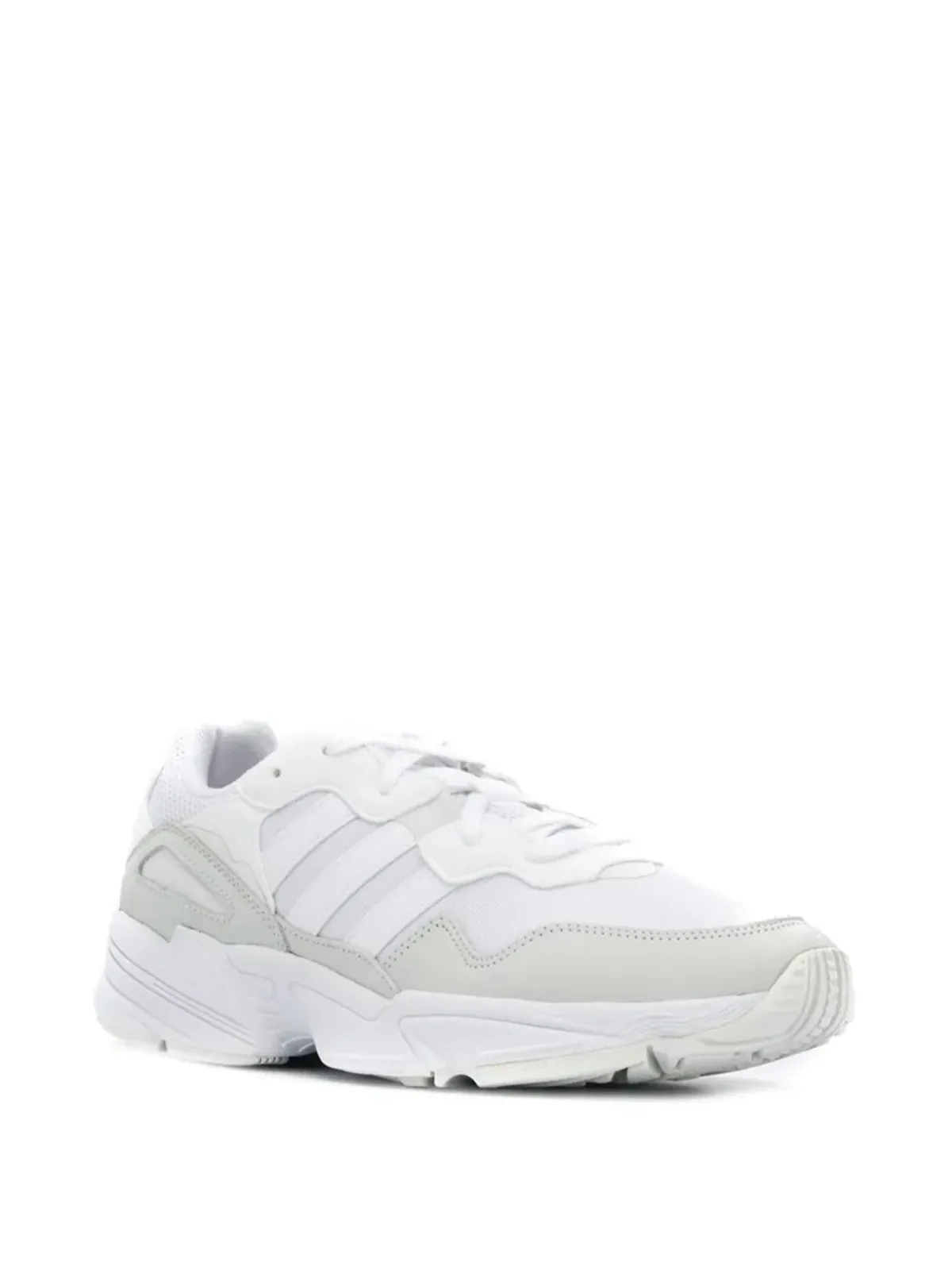 adidas ヤング クラウドホワイト/グレー スニーカー - 画像2