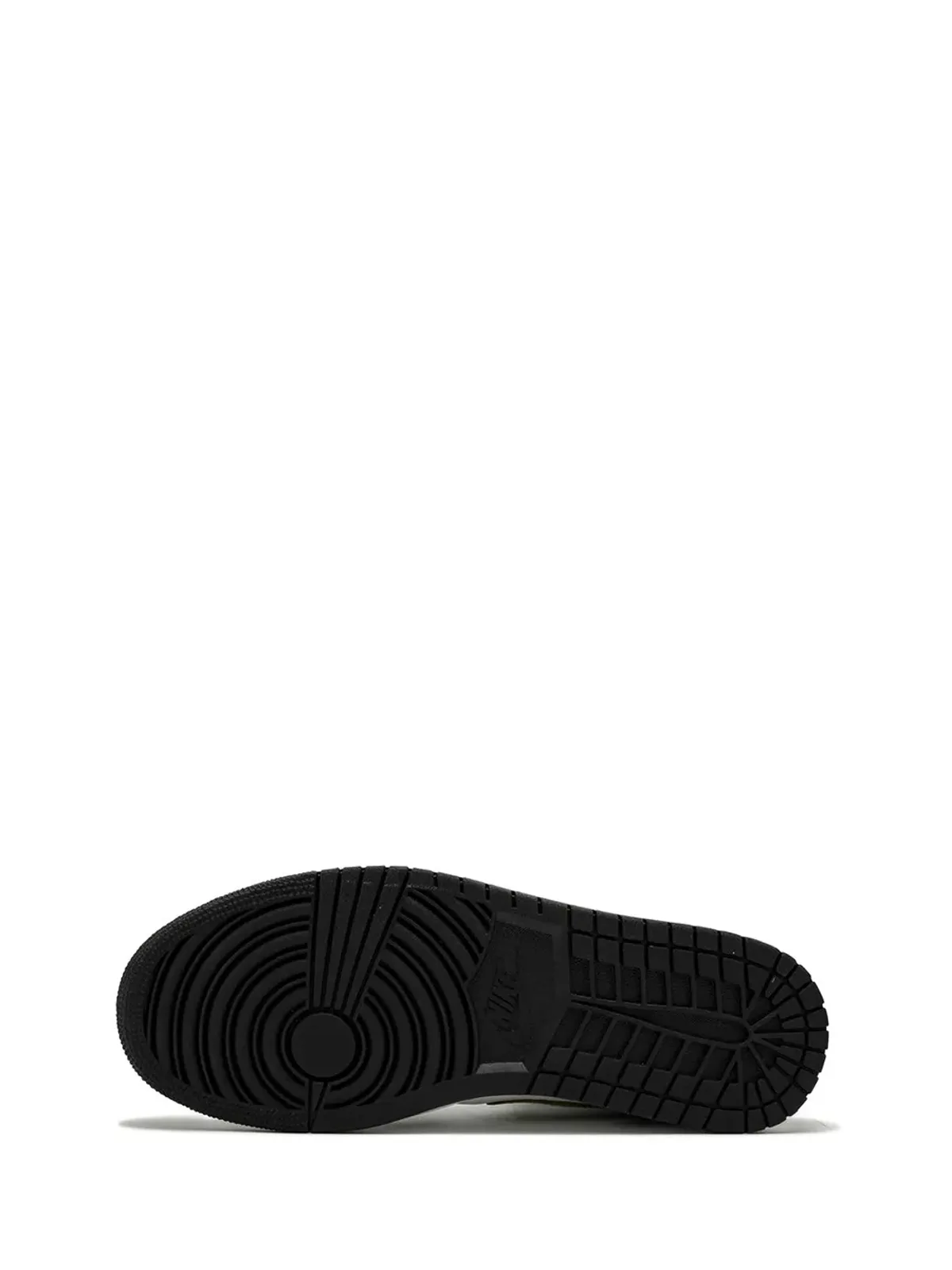 Jordan エアジョーダン 1 ミッド SE ブラック/ゴールド パテントレザー スニーカー - 画像4