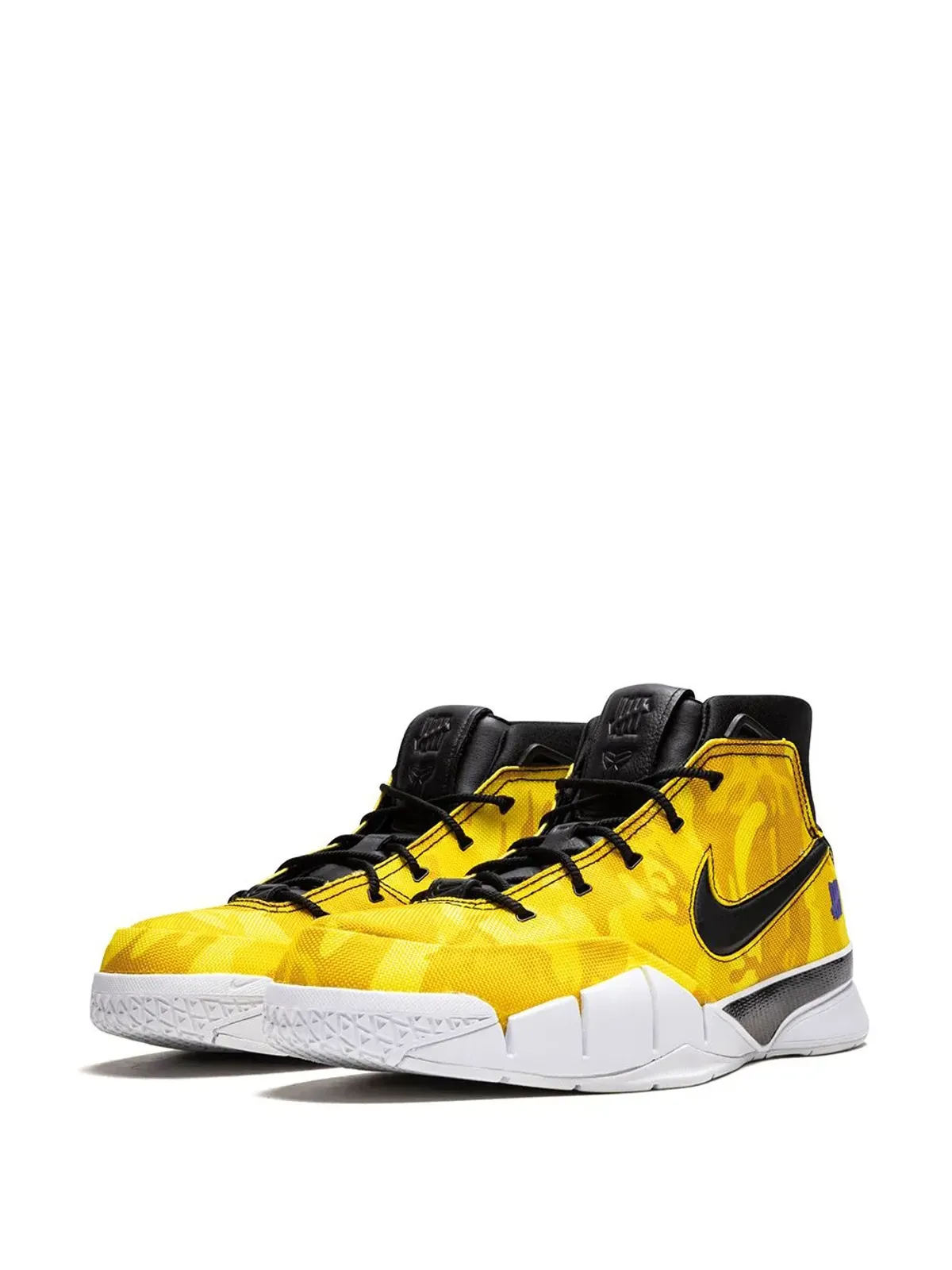 Nike コービー1 Protro PE イエロー迷彩 スニーカー - 画像2