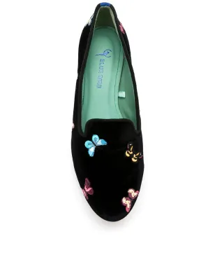 Bird&Co ベルベット Borboleta ローファー - ブラック - サムネイル4