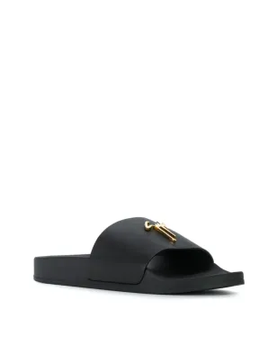 Giuseppe Zanotti Signature slides - Black - サムネイル2