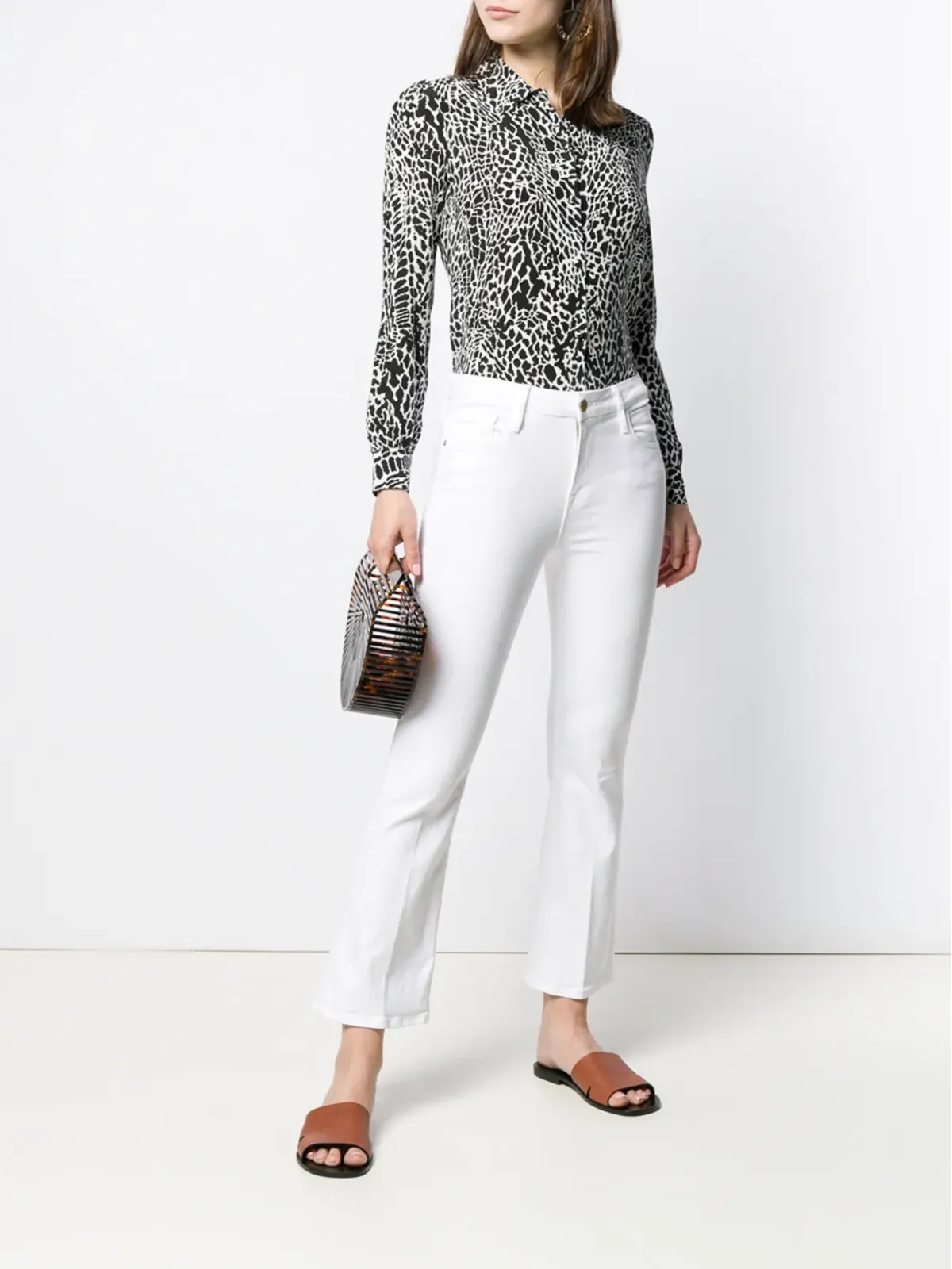 FRAME bootcut jeans - White - 画像2