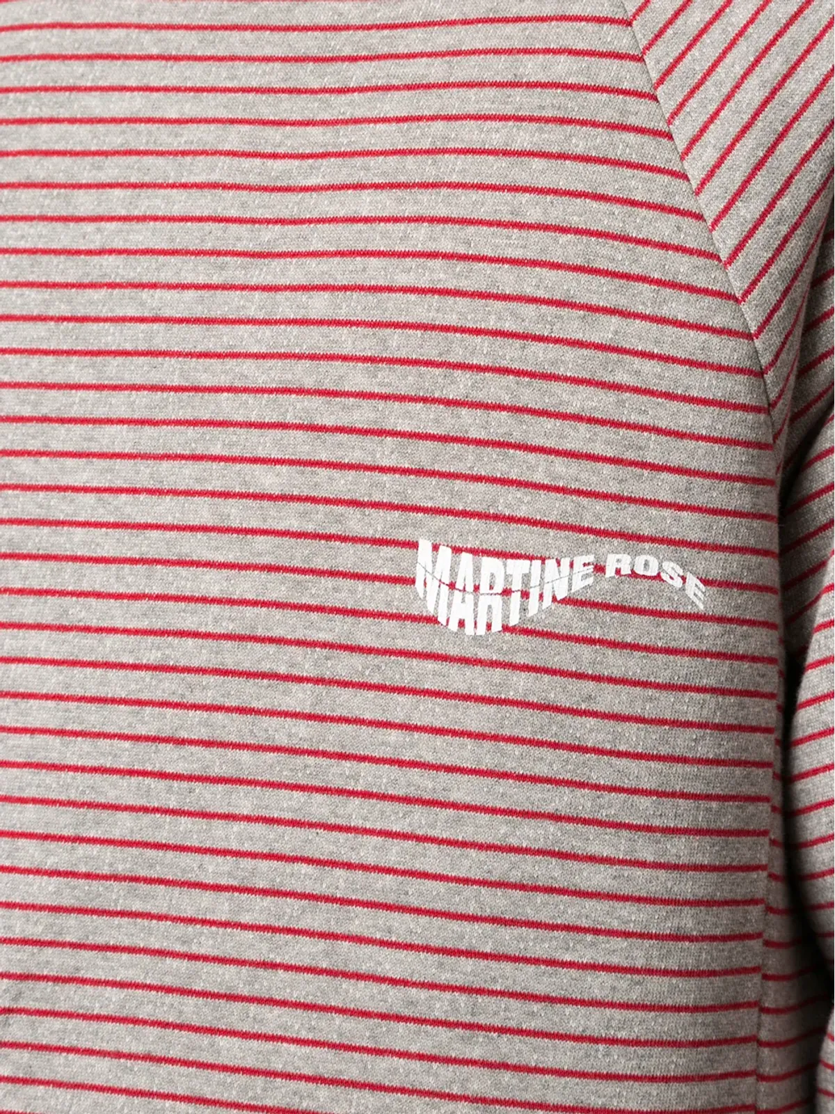 Martine Rose オーバーサイズストライプフーディー - 画像5