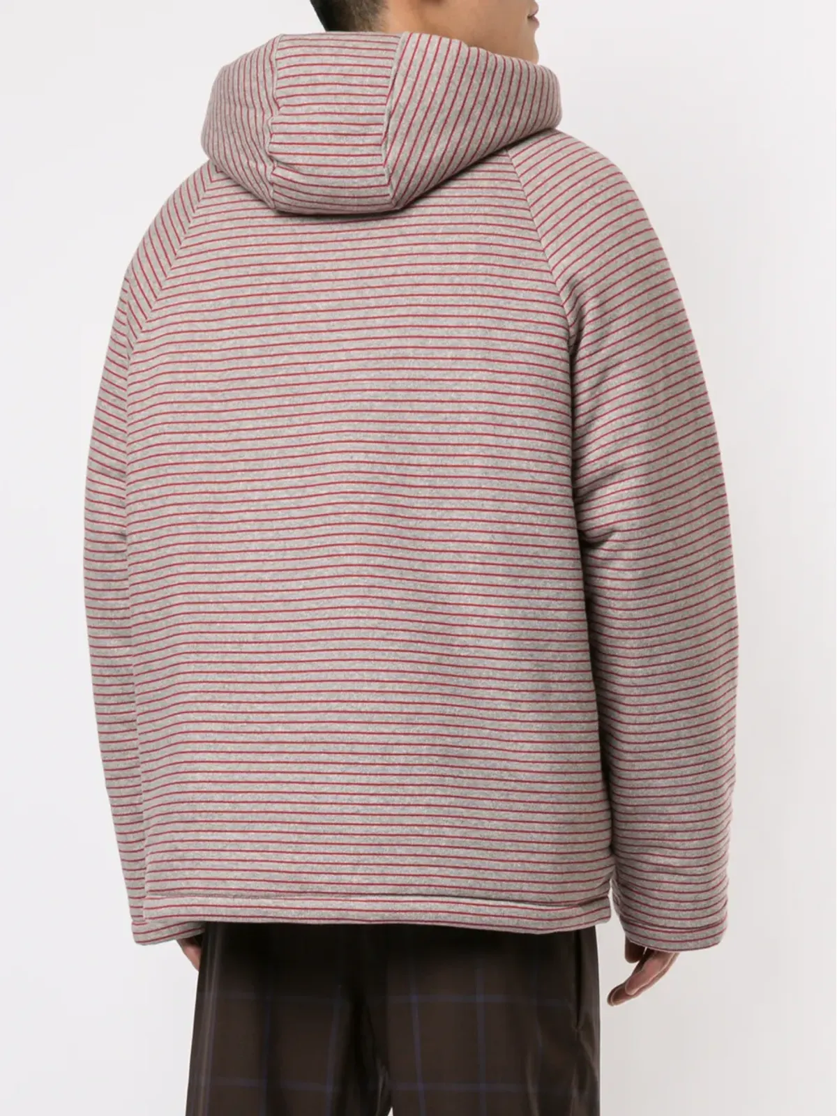 Martine Rose オーバーサイズストライプフーディー - 画像4