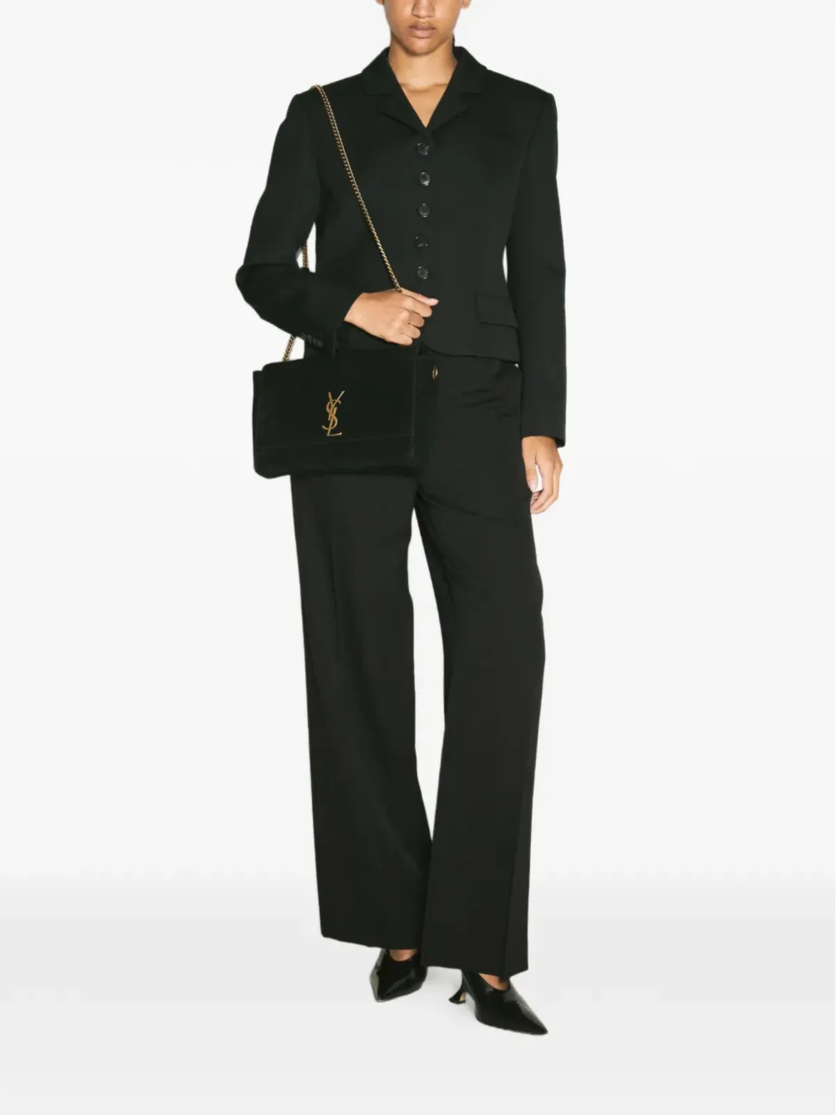 Saint Laurent ケイト ロゴプレート ショルダーバッグ - 画像2
