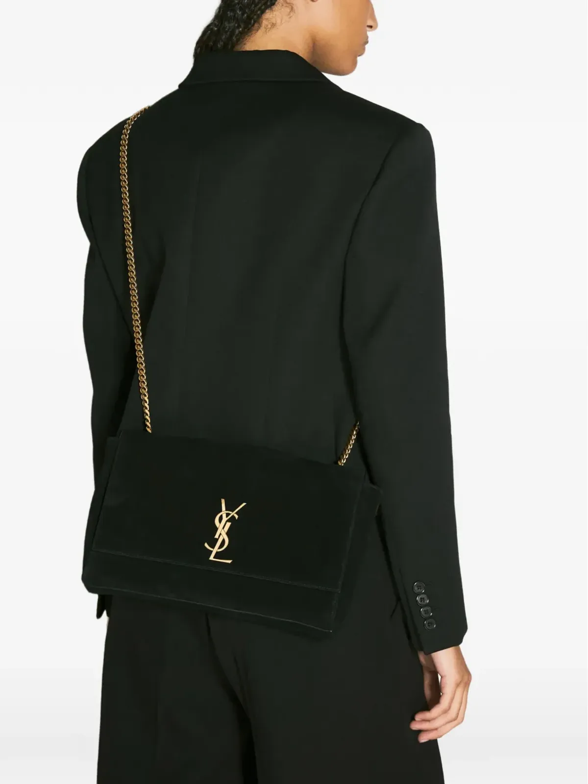 Saint Laurent ケイト ロゴプレート ショルダーバッグ - 画像3