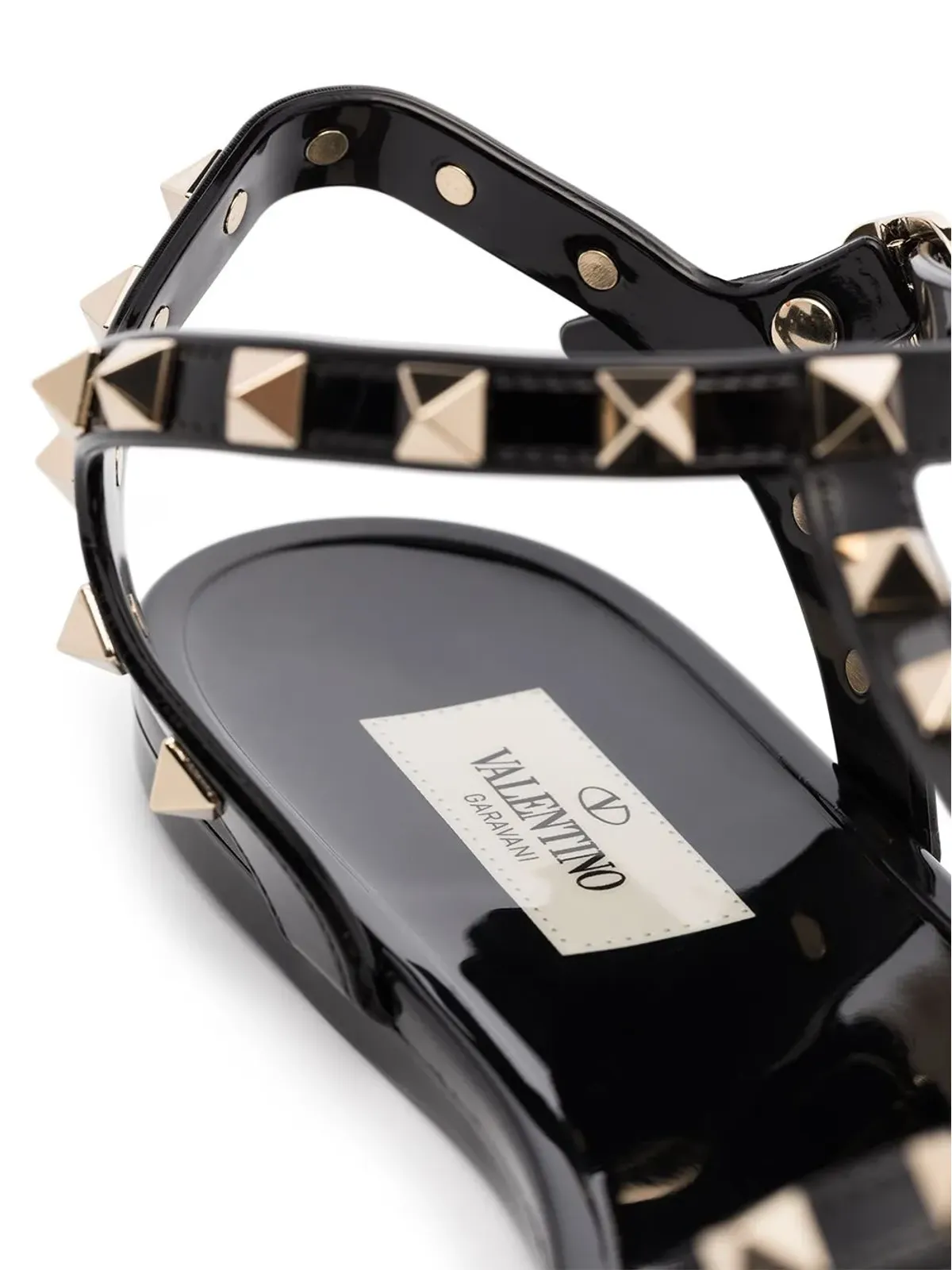 Valentino Garavani Rockstudフラットサンダル - 画像2