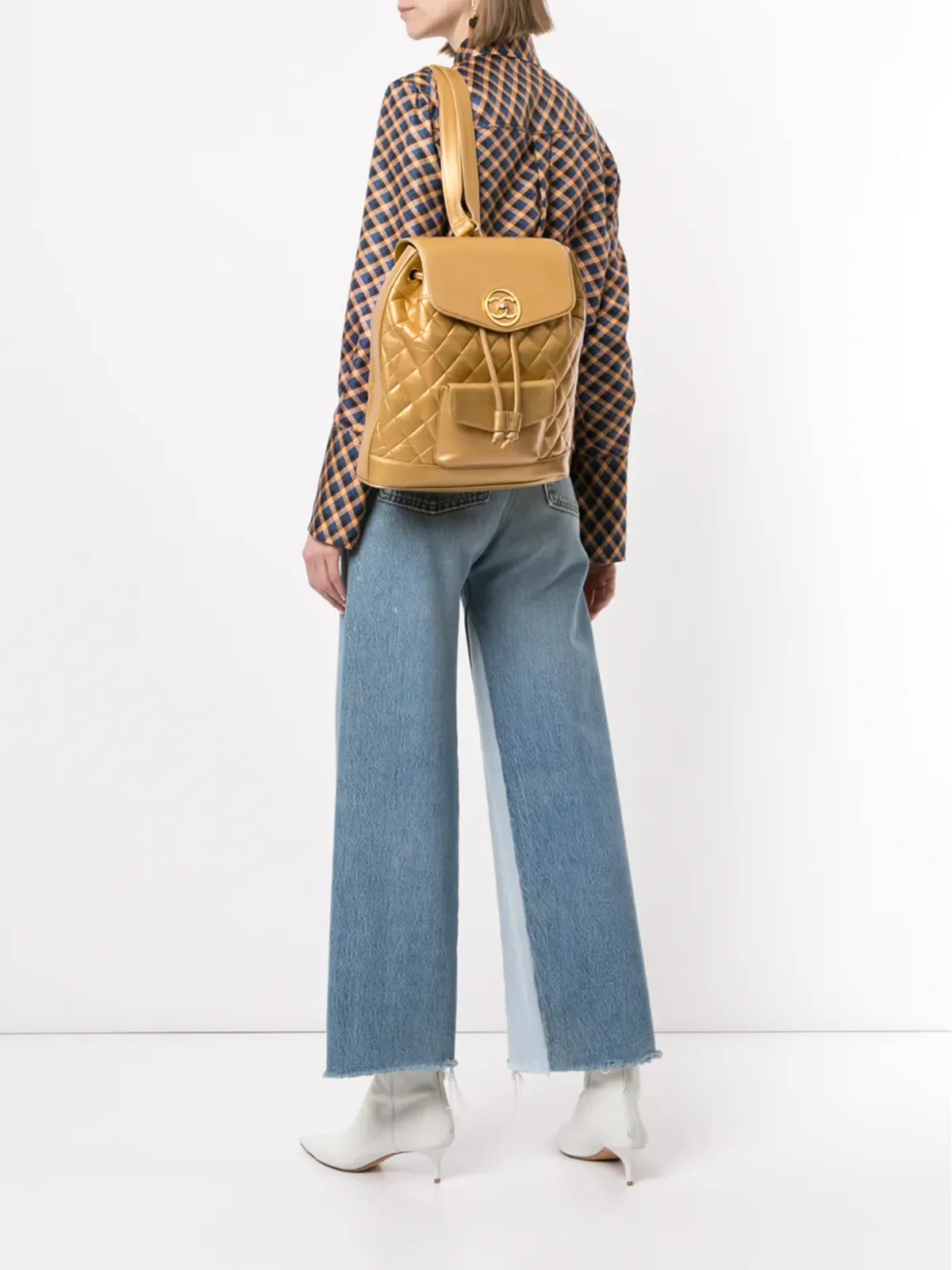 CHANEL Pre-Owned サークルターンロックバックパック - 画像2