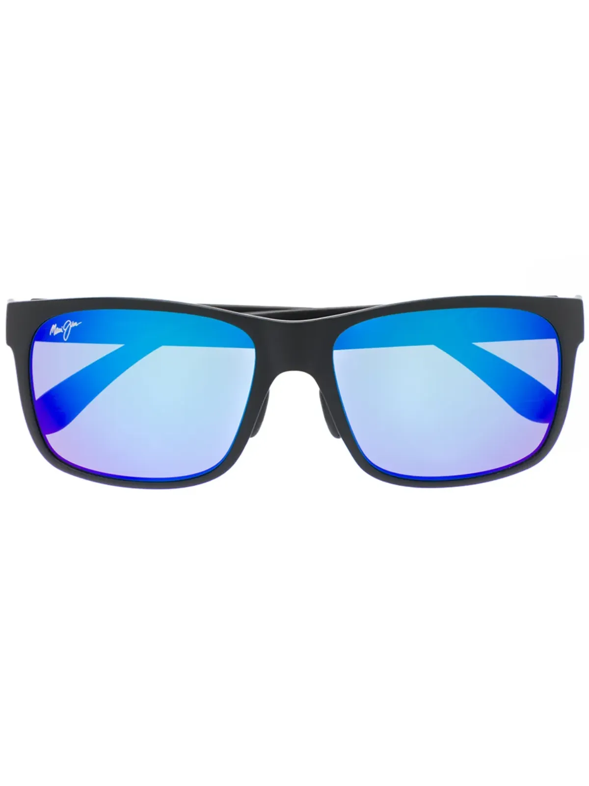 Maui Jim スクエアフレームサングラス - ブラック - 画像1