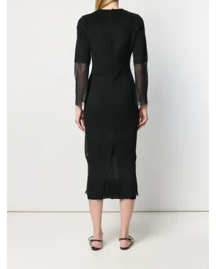 Comme Des Garçons Pre-Owned 1993年の透け感ディテールドレス - サムネイル4