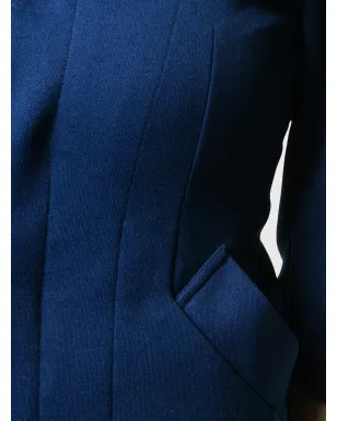 Comme Des Garçons Pre-Owned デフォーメーションコート - ブルー - サムネイル5