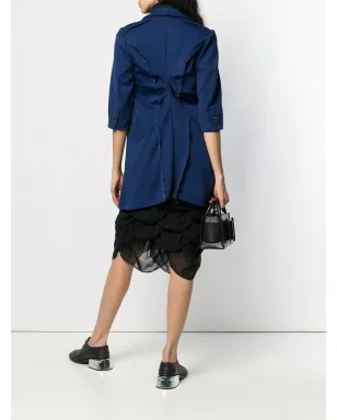 Comme Des Garçons Pre-Owned デフォーメーションコート - ブルー - サムネイル2