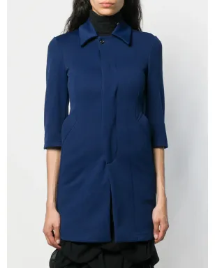 Comme Des Garçons Pre-Owned デフォーメーションコート - ブルー - サムネイル4