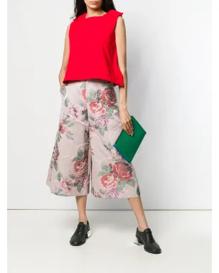 Comme Des Garçons Pre-Owned ノースリーブ ペプラムトップ - レッド - サムネイル2