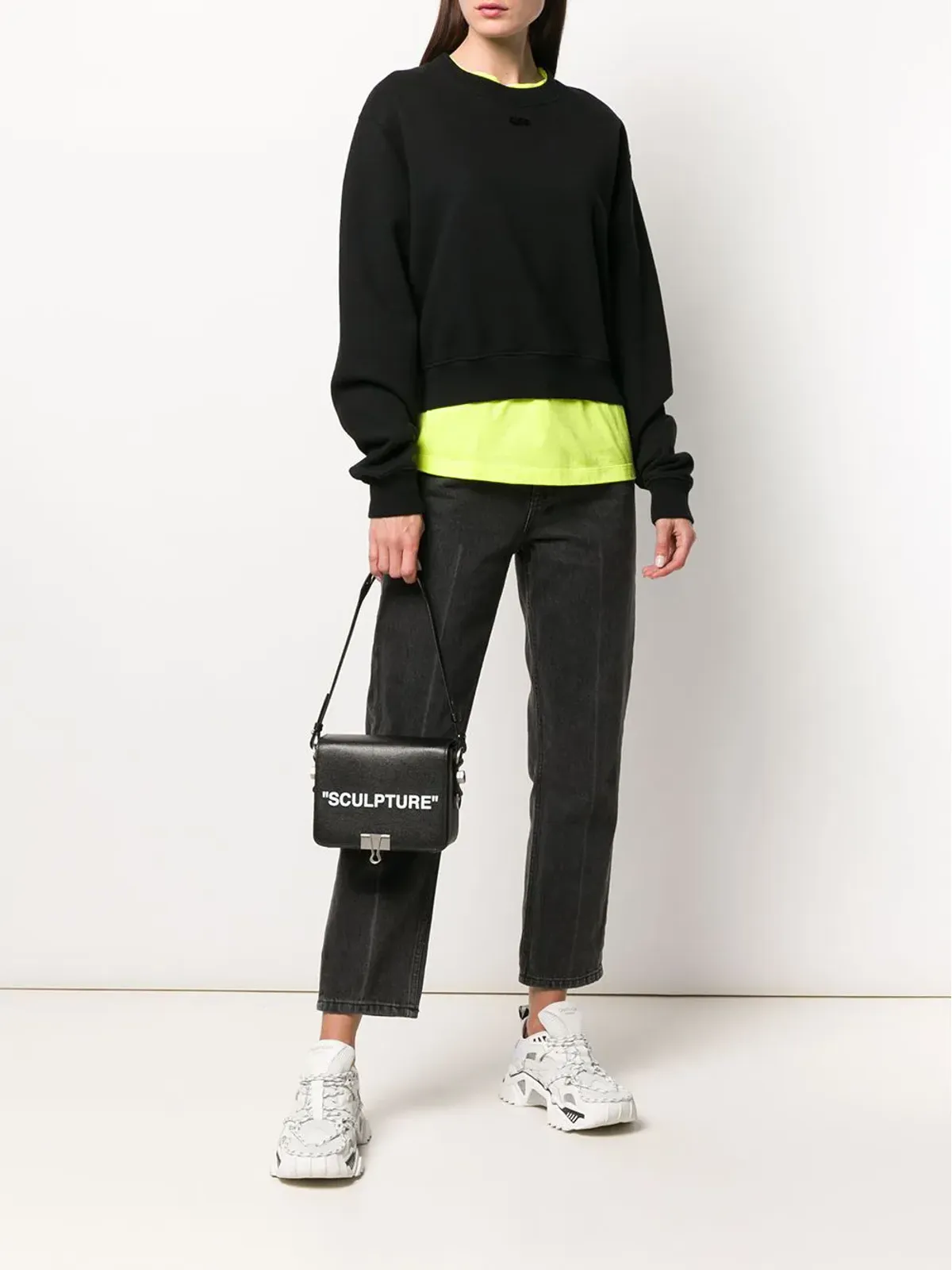 Off-White Sculpture クリップディテール ショルダーバッグ - Black - 画像2