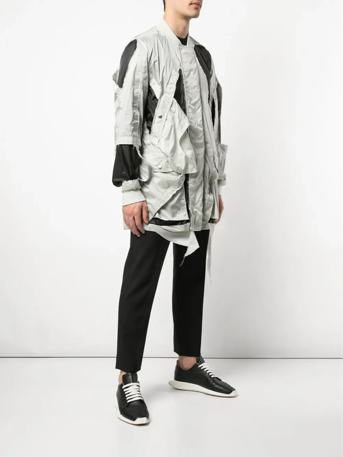 Rick Owens カットアウトディテールジャケット - 画像3
