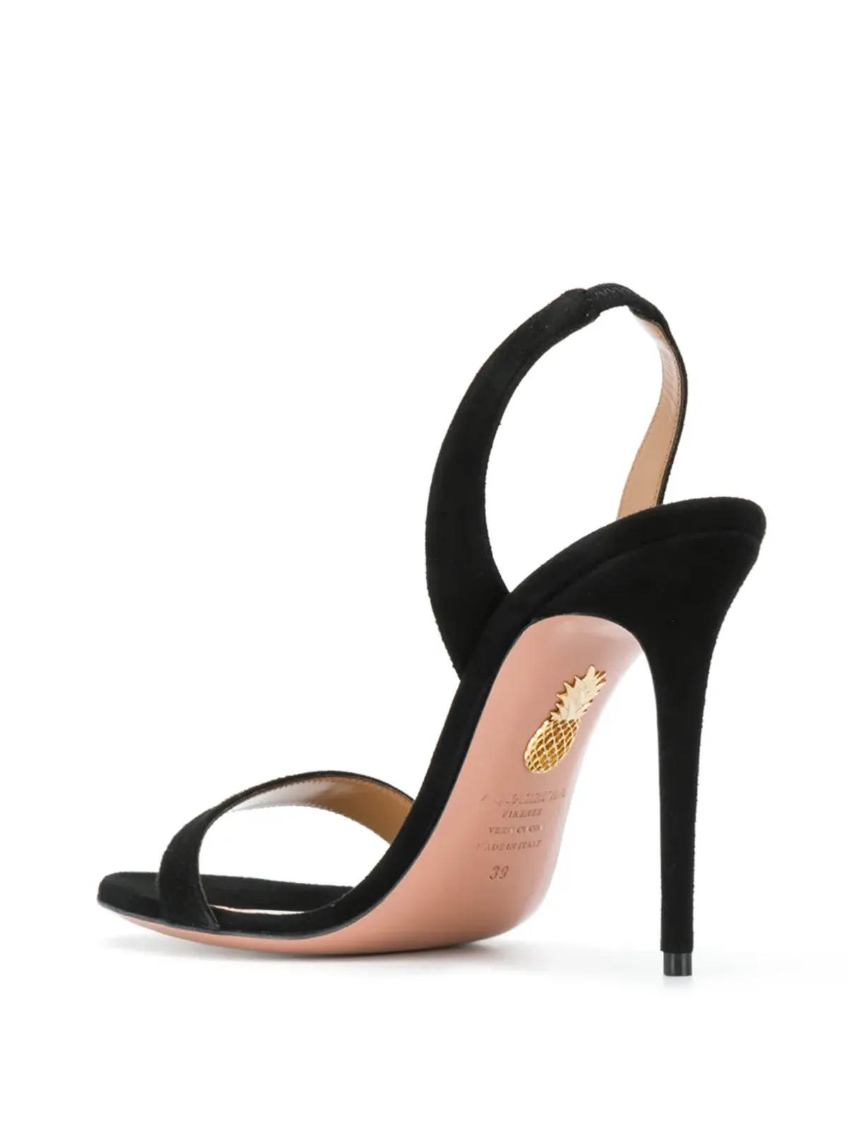 Aquazzura So Nude 105mm サンダル - ブラック - 画像3