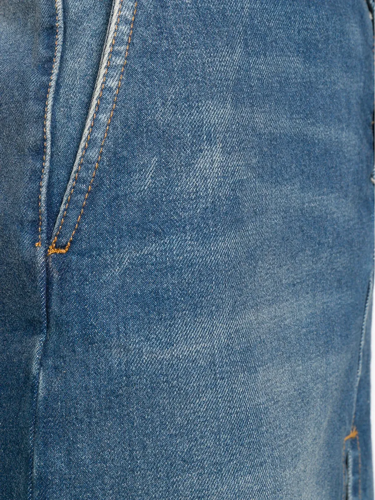 Balenciaga front slit skirt - Blue - 画像5