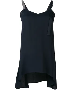 Fabiana Filippi スパゲッティストラップトップ - ブルー - サムネイル1