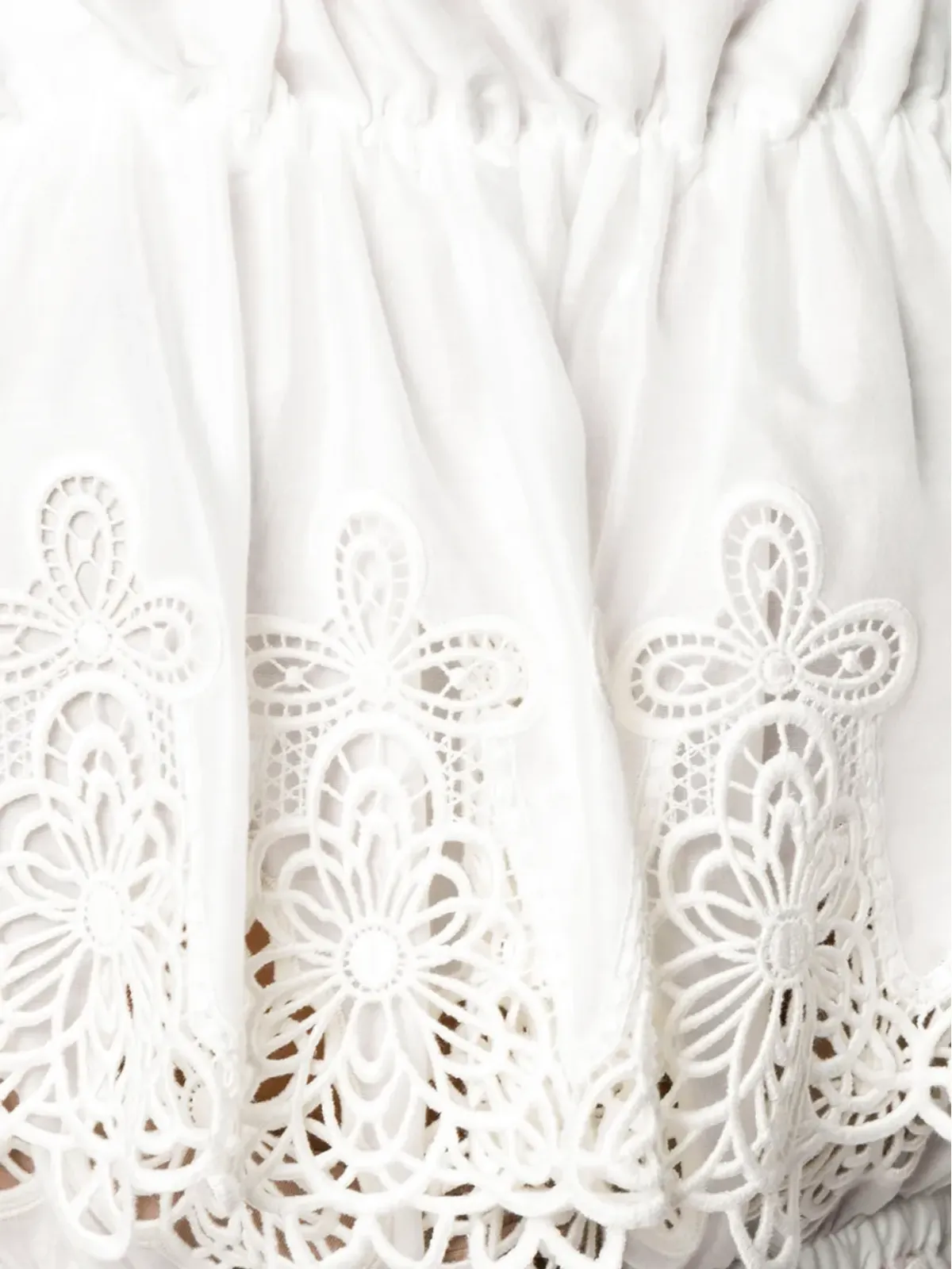 Dolce & Gabbana intaglio embroidered top - White - 画像5