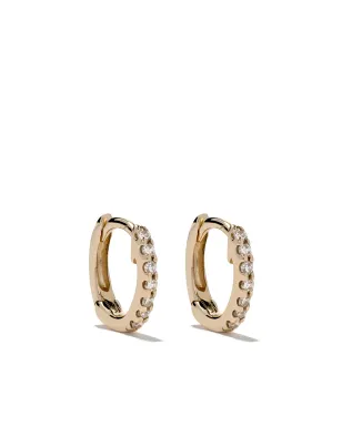 Dana Rebecca Designs 14kt イエローゴールド ミニハギー ダイヤモンド イヤリング - サムネイル1