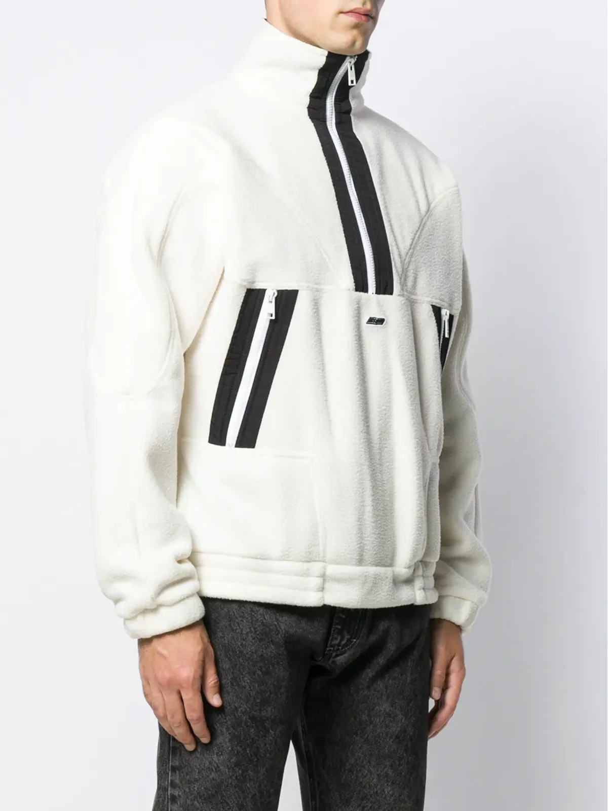 MSGM コントラストストライプ スウェットシャツ - 画像3