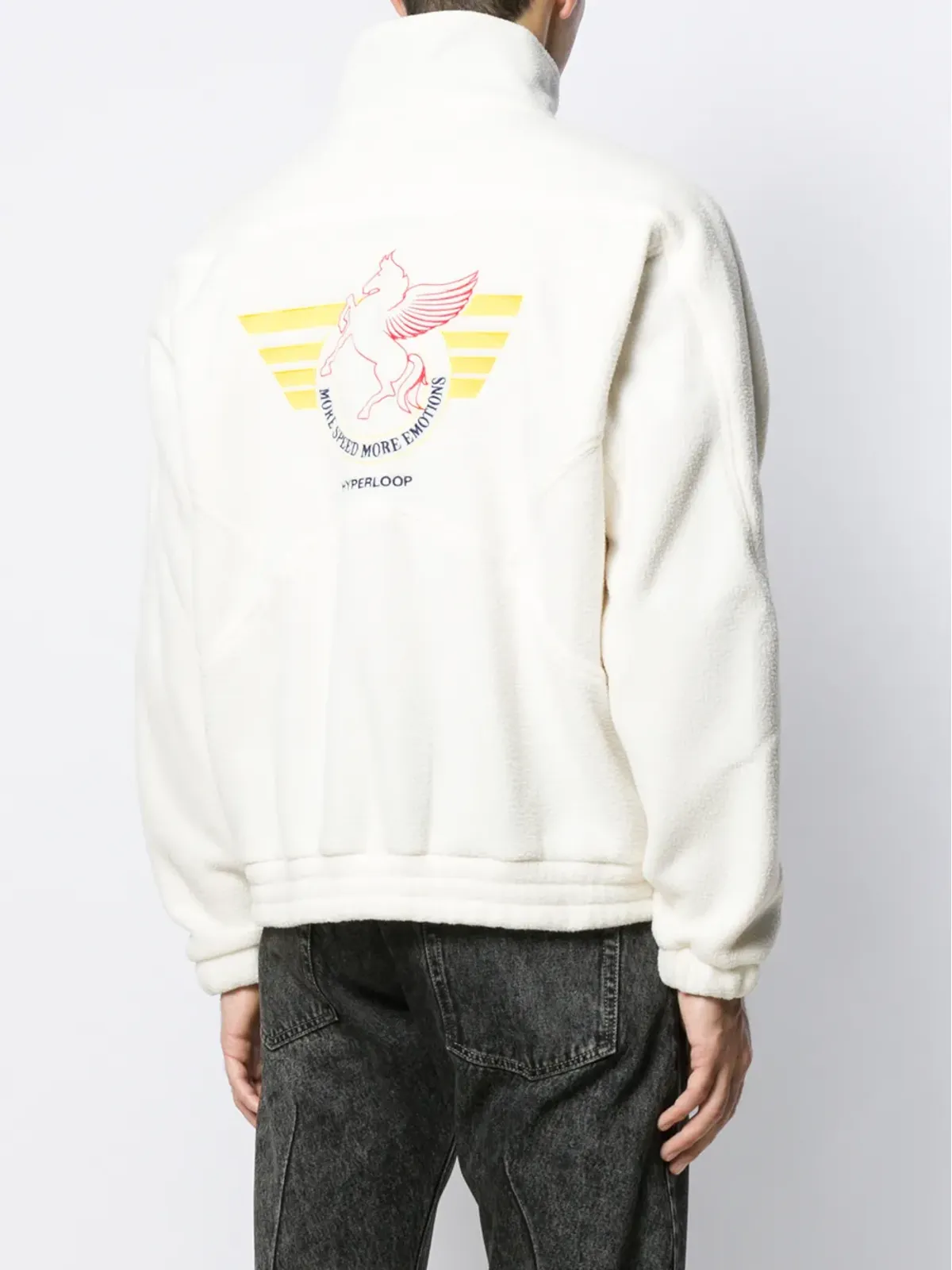 MSGM コントラストストライプ スウェットシャツ - 画像4
