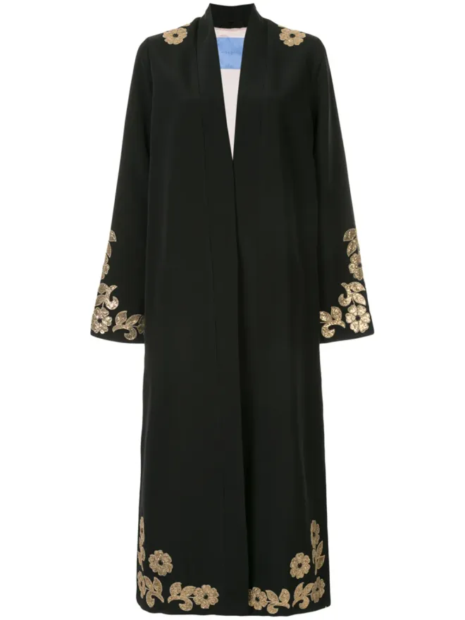 Macgraw Macgraw Whiskey embellished ローブコート - Blackの商品画像