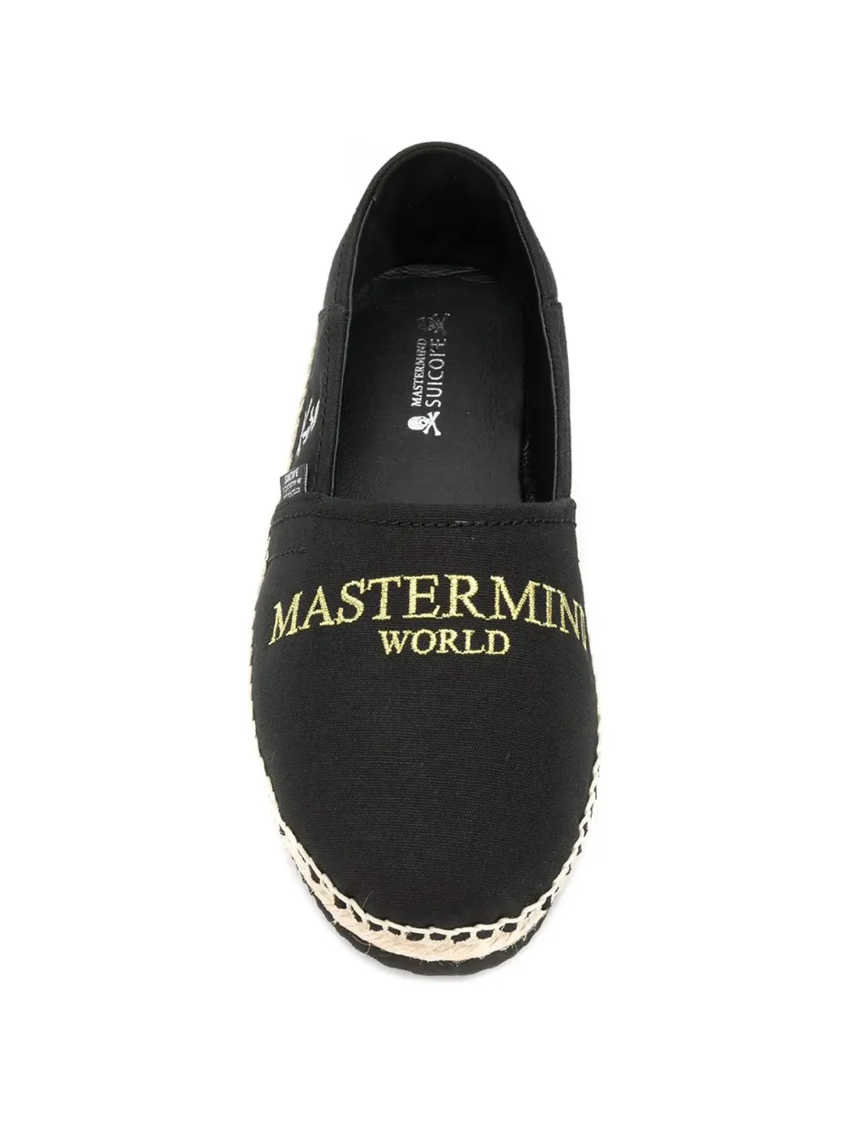 Mastermind World ロゴ刺繍エスパドリーユ - ブラック - 画像4
