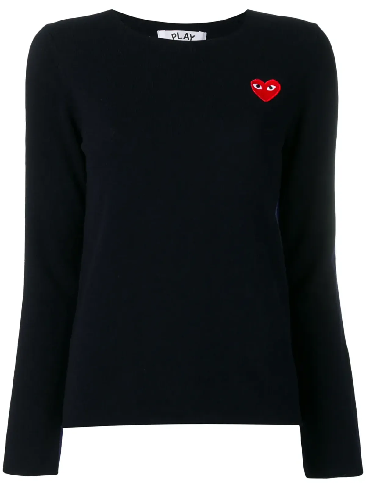 Comme Des Garçons Play ハートアップリケセーター ブルー - 画像1